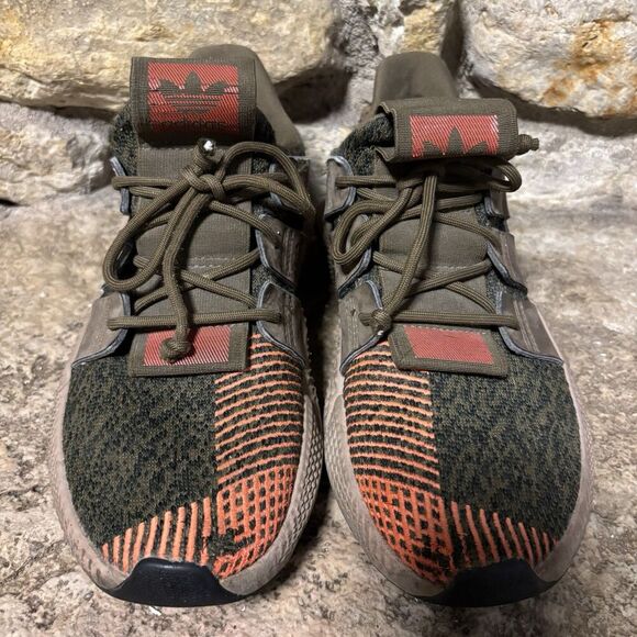 ADIDAS Prophere Woven Green Orange AQ0509 Sneakers Shoes M’s 5.5/W’s 7 - Picture 2 of 7